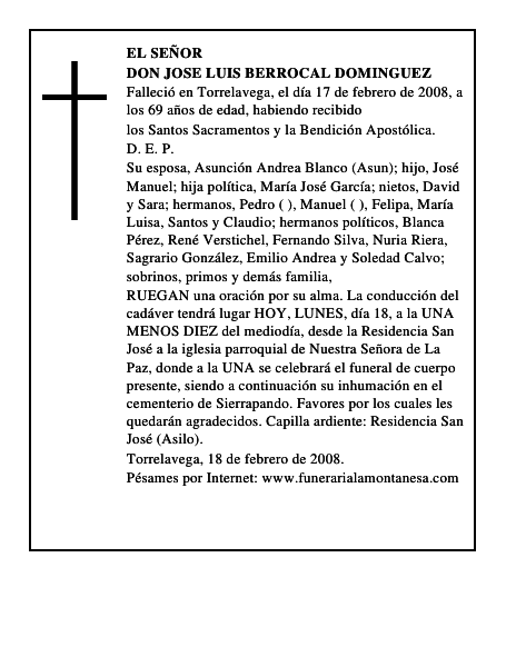 DON JOSE LUIS BERROCAL DOMINGUEZ