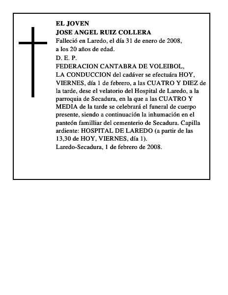 JOSE ANGEL RUIZ COLLERA