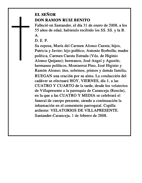 DON RAMON RUIZ BENITO