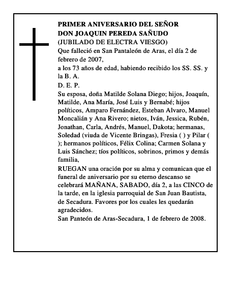 DON JOAQUIN PEREDA SAÑUDO