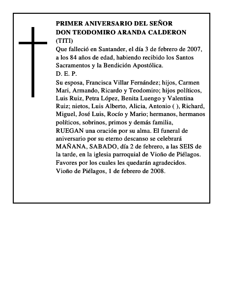 DON TEODOMIRO ARANDA CALDERON