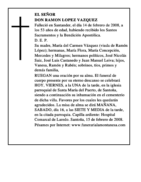 DON RAMON LOPEZ VAZQUEZ