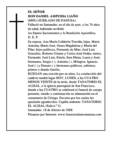 DON DANIEL AMPUDIA LIAÑO