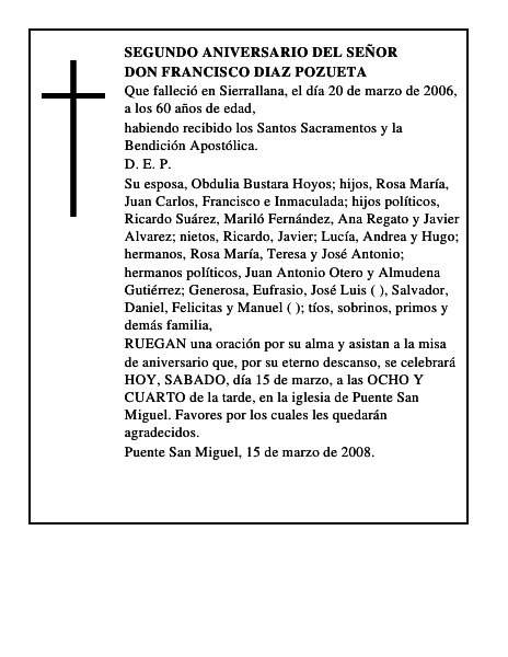 DON FRANCISCO DIAZ POZUETA