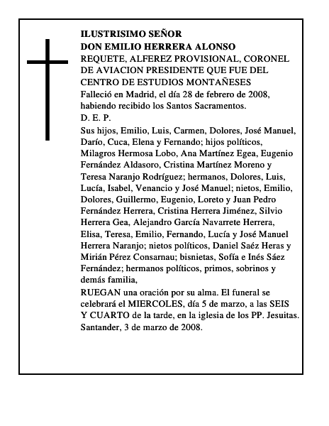DON EMILIO HERRERA ALONSO