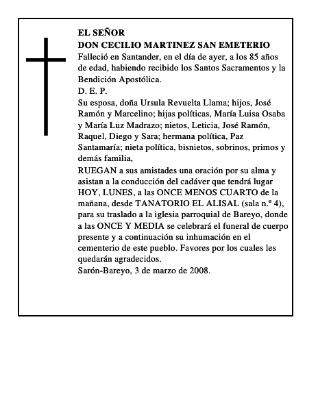 DON CECILIO MARTINEZ SAN EMETERIO