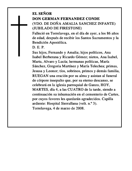 DON GERMAN FERNANDEZ CONDE