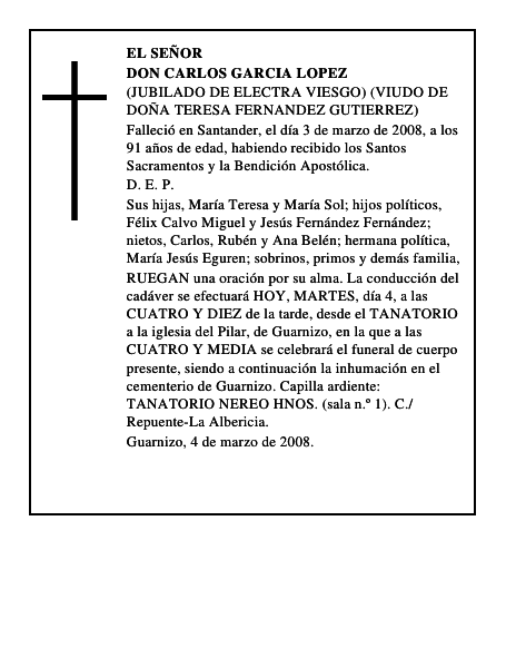 DON CARLOS GARCIA LOPEZ