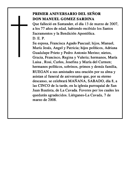 DON MANUEL GOMEZ SARDINA