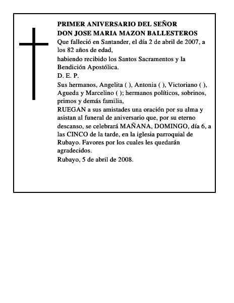 DON JOSE MARIA MAZON BALLESTEROS