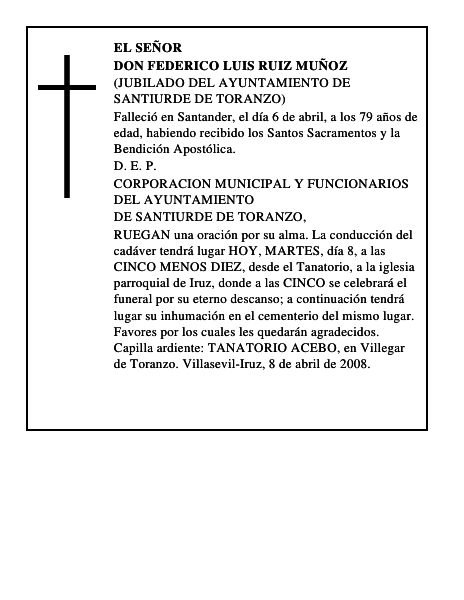 DON FEDERICO LUIS RUIZ MUÑOZ