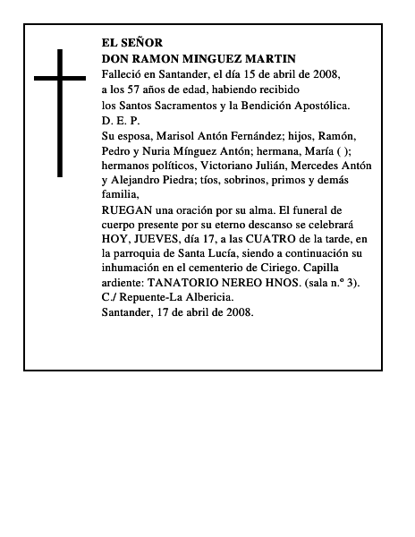 DON RAMON MINGUEZ MARTIN
