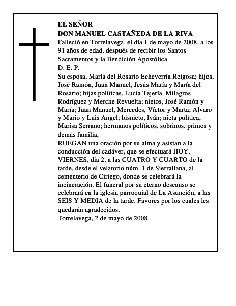DON MANUEL CASTAÑEDA DE LA RIVA