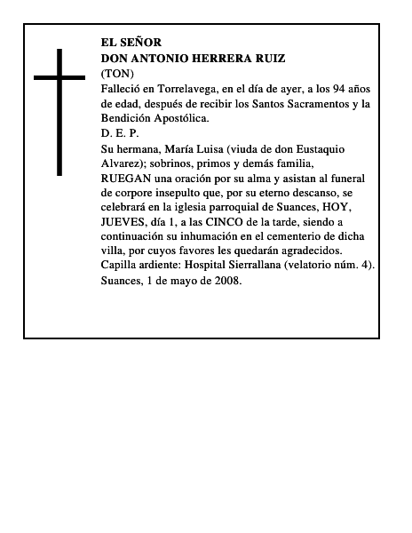 DON ANTONIO HERRERA RUIZ