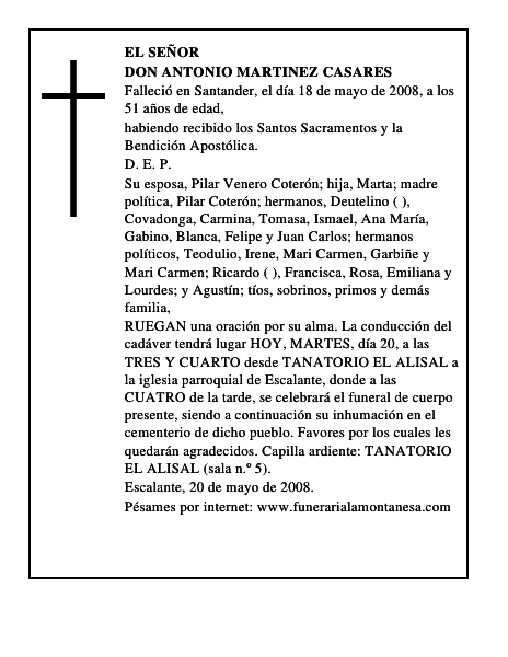 DON ANTONIO MARTINEZ CASARES