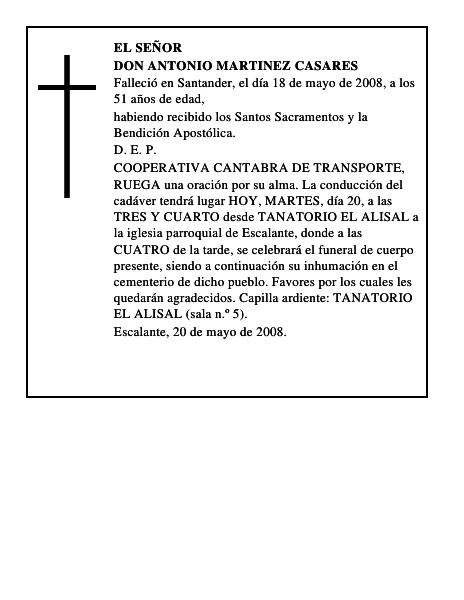 DON ANTONIO MARTINEZ CASARES