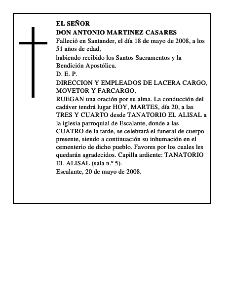 DON ANTONIO MARTINEZ CASARES