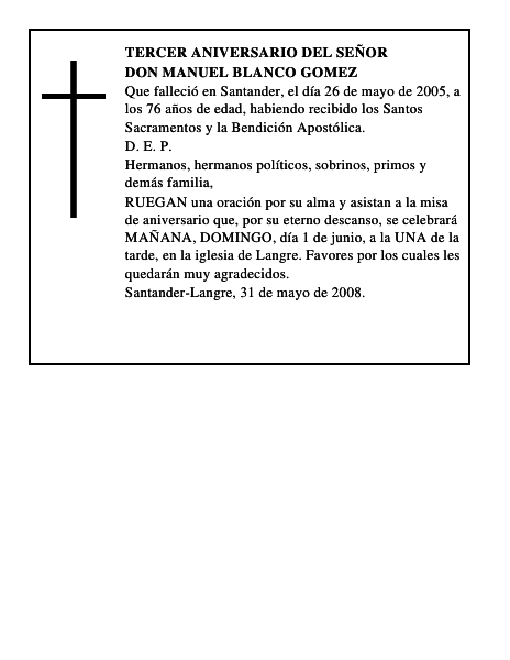DON MANUEL BLANCO GOMEZ