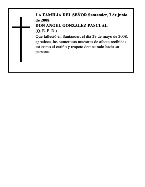 DON ANGEL GONZALEZ PASCUAL