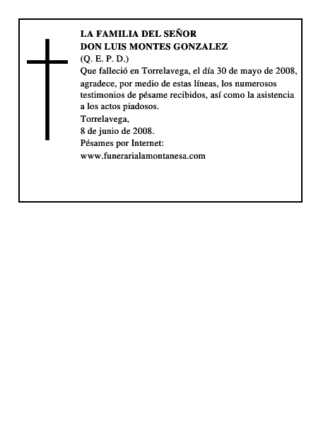 DON LUIS MONTES GONZALEZ