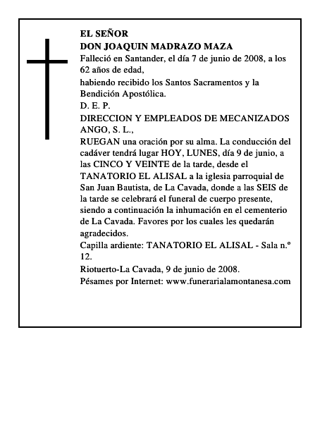 DON JOAQUIN MADRAZO MAZA