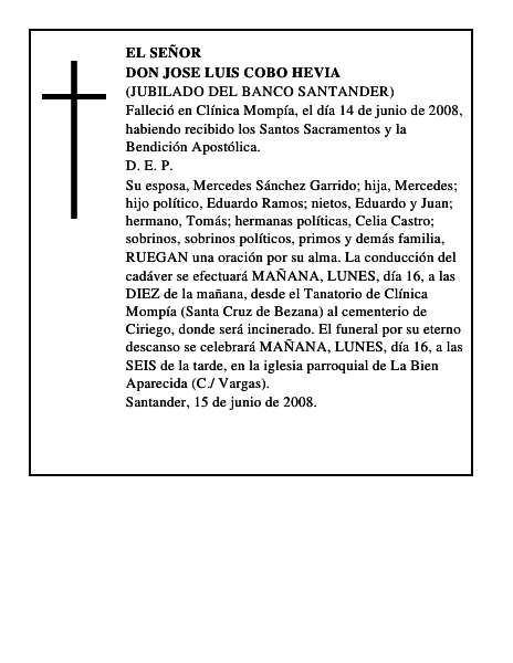 DON JOSE LUIS COBO HEVIA