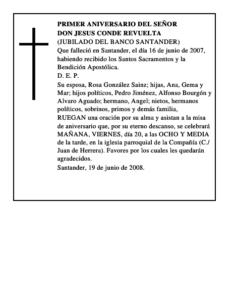 DON JESUS CONDE REVUELTA
