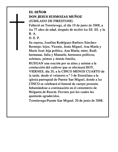 DON JESUS SUSMOZAS MUÑOZ