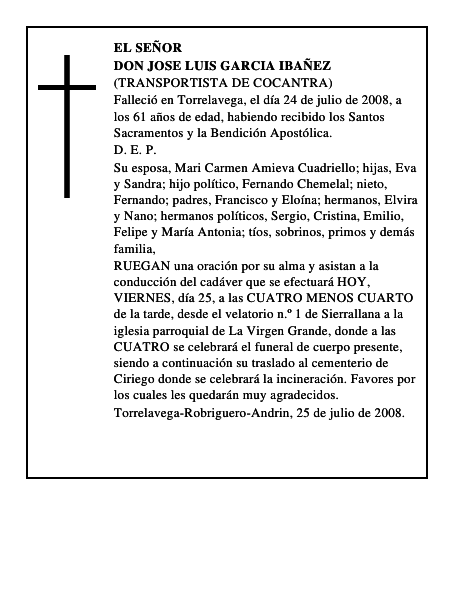 DON JOSE LUIS GARCIA IBAÑEZ