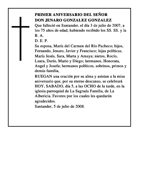 DON JENARO GONZALEZ GONZALEZ