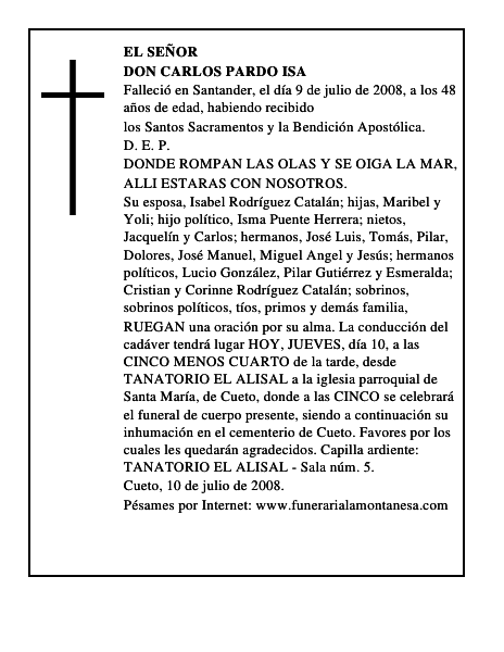 DON CARLOS PARDO ISA