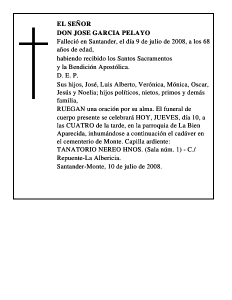 DON JOSE GARCIA PELAYO