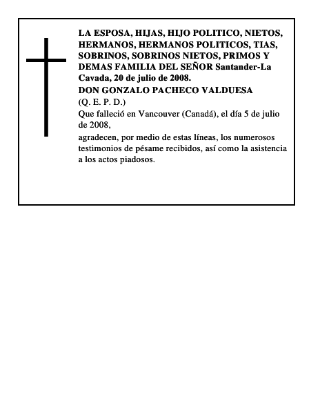 DON GONZALO PACHECO VALDUESA
