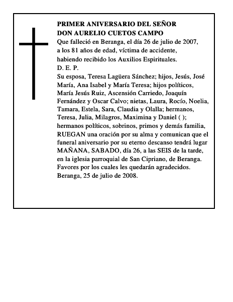 DON AURELIO CUETOS CAMPO