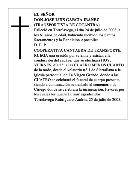 DON JOSE LUIS GARCIA IBAÑEZ