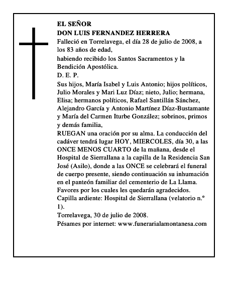DON LUIS FERNANDEZ HERRERA