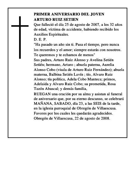 ARTURO RUIZ SETIEN