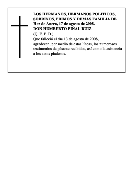 DON HUMBERTO PIÑAL RUIZ