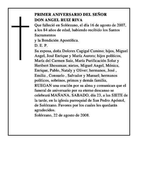 DON ANGEL RUIZ RIVA