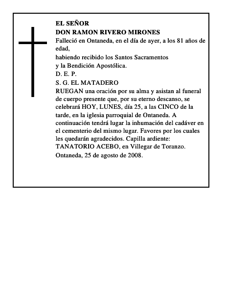 DON RAMON RIVERO MIRONES