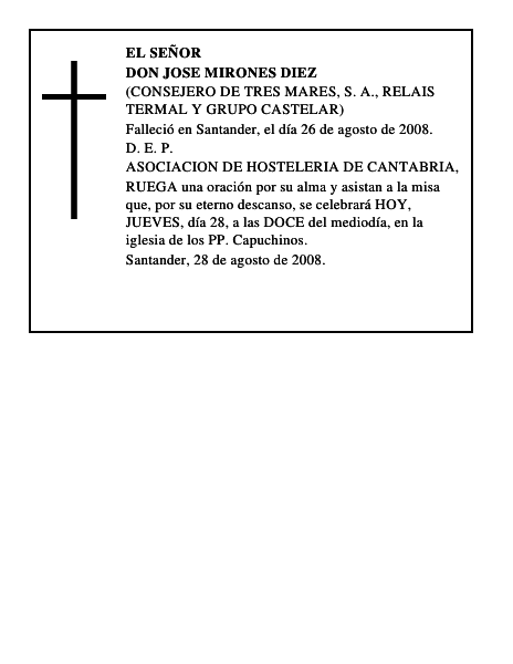 DON JOSE MIRONES DIEZ