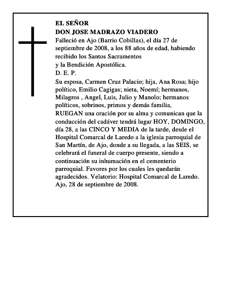 DON JOSE MADRAZO VIADERO