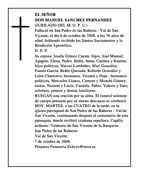 DON MANUEL SANCHEZ FERNANDEZ