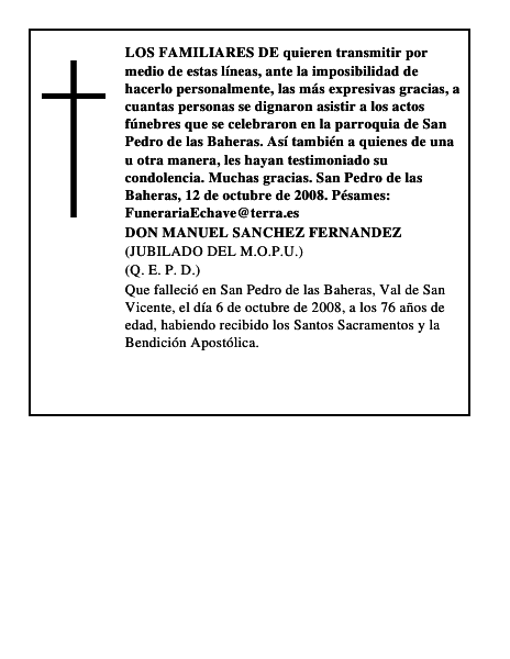 DON MANUEL SANCHEZ FERNANDEZ
