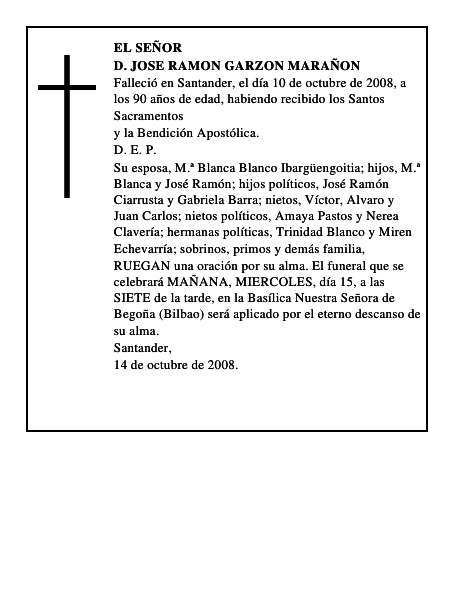D. JOSE RAMON GARZON MARAÑON