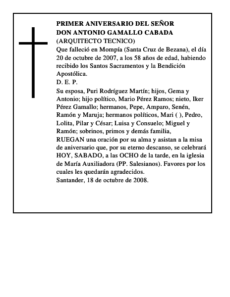 DON ANTONIO GAMALLO CABADA