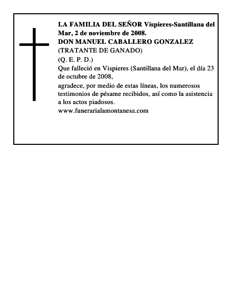 DON MANUEL CABALLERO GONZALEZ