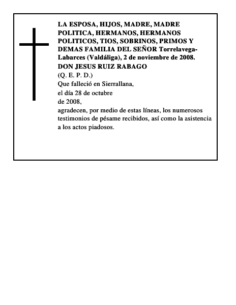 DON JESUS RUIZ RABAGO