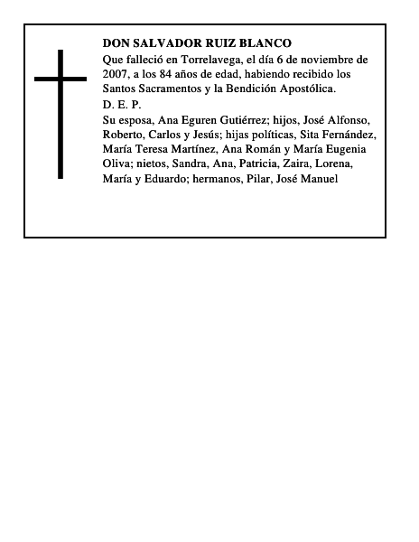 DON SALVADOR RUIZ BLANCO