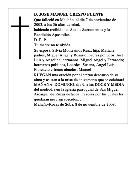 D. JOSE MANUEL CRESPO FUENTE